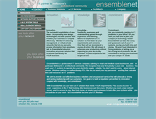 Tablet Screenshot of ensemblenet.com.au